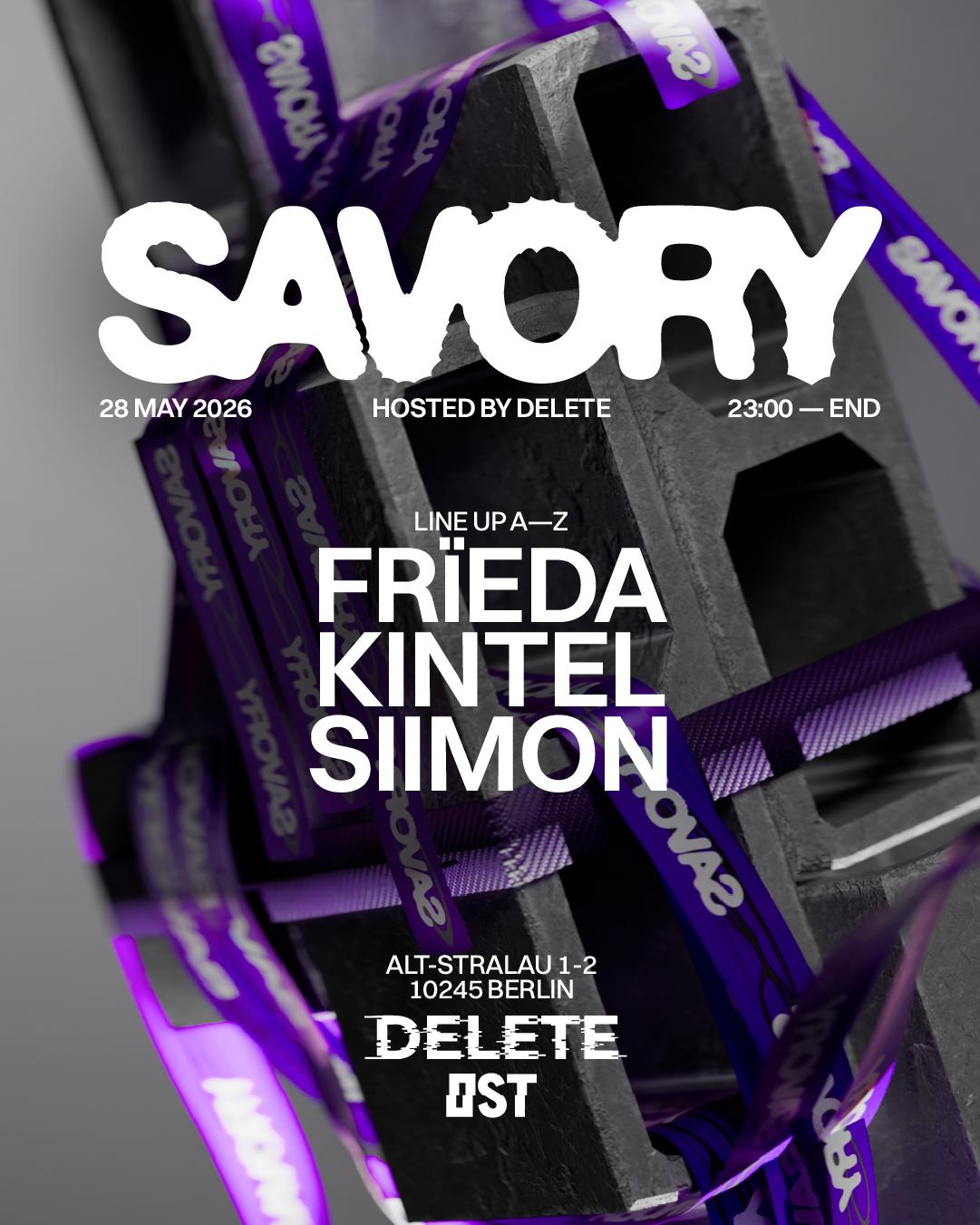 Savory - Techno Every Thursday