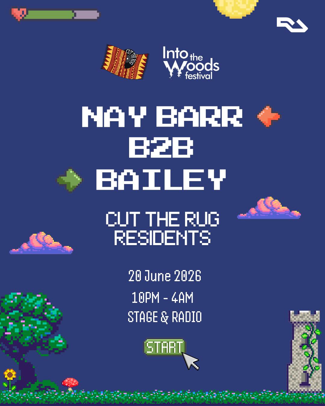 Cut The Rug X Into The Woods Festival Launch Party W/Nay Barr & Bailey
