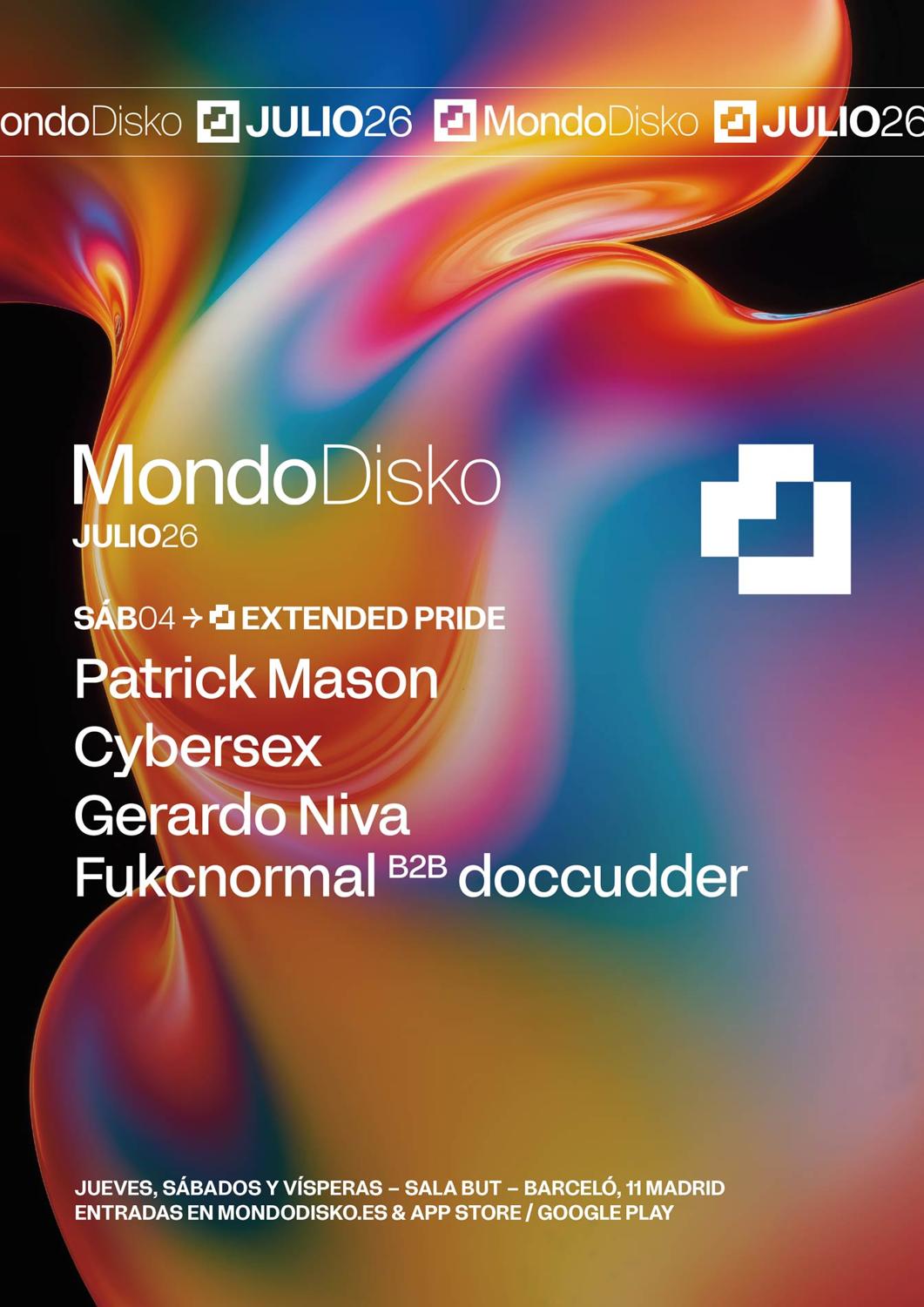 Extended Pride: Patrick Mason / Cybersex / Gerardo Niva / Fukcnormal B2B Doccudder