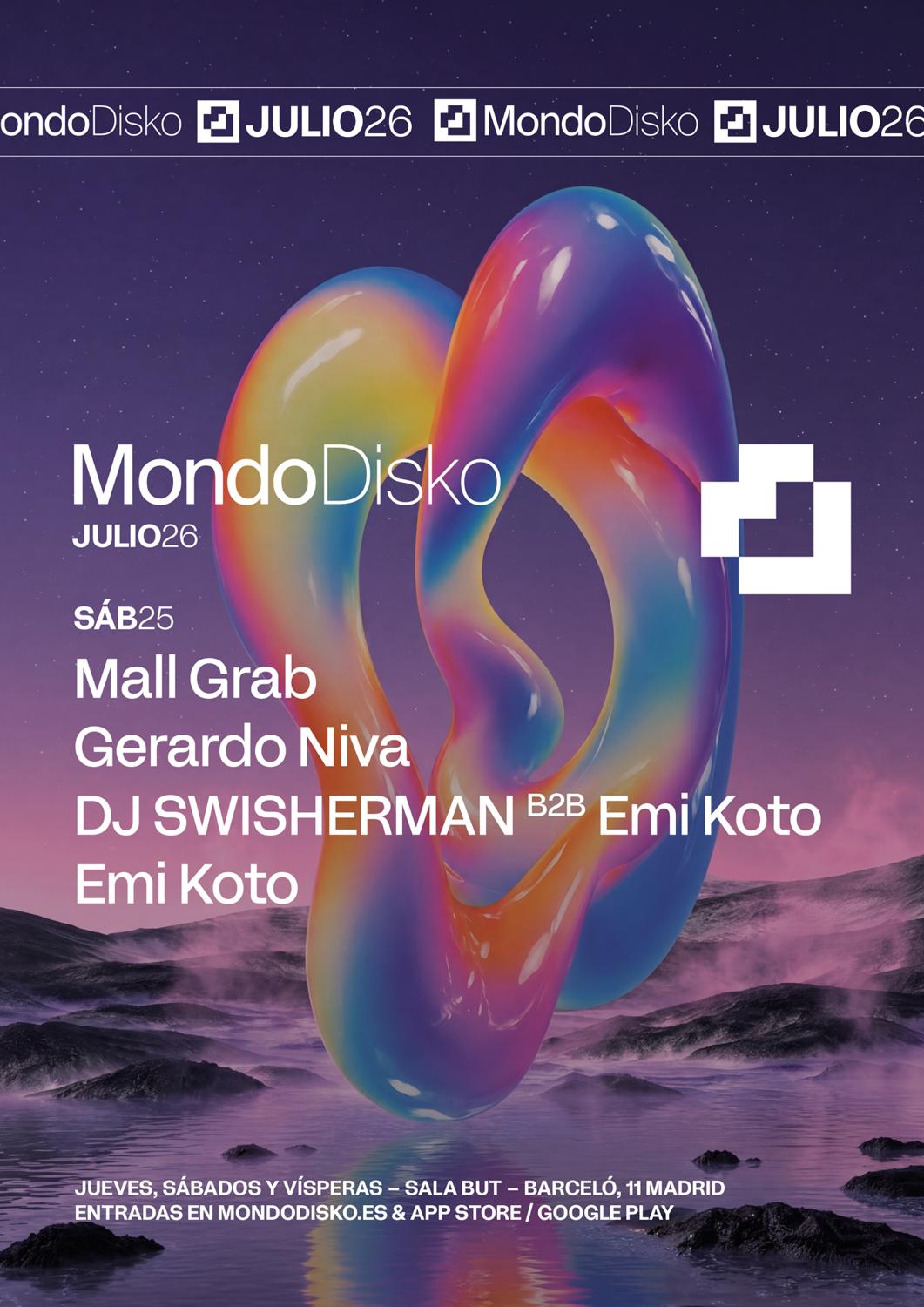 Mall Grab / Gerardo Niva / Dj Swisherman B2B Emi Koto / Emi Koto