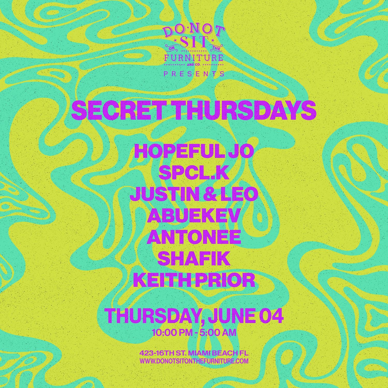 Secret Thursdays