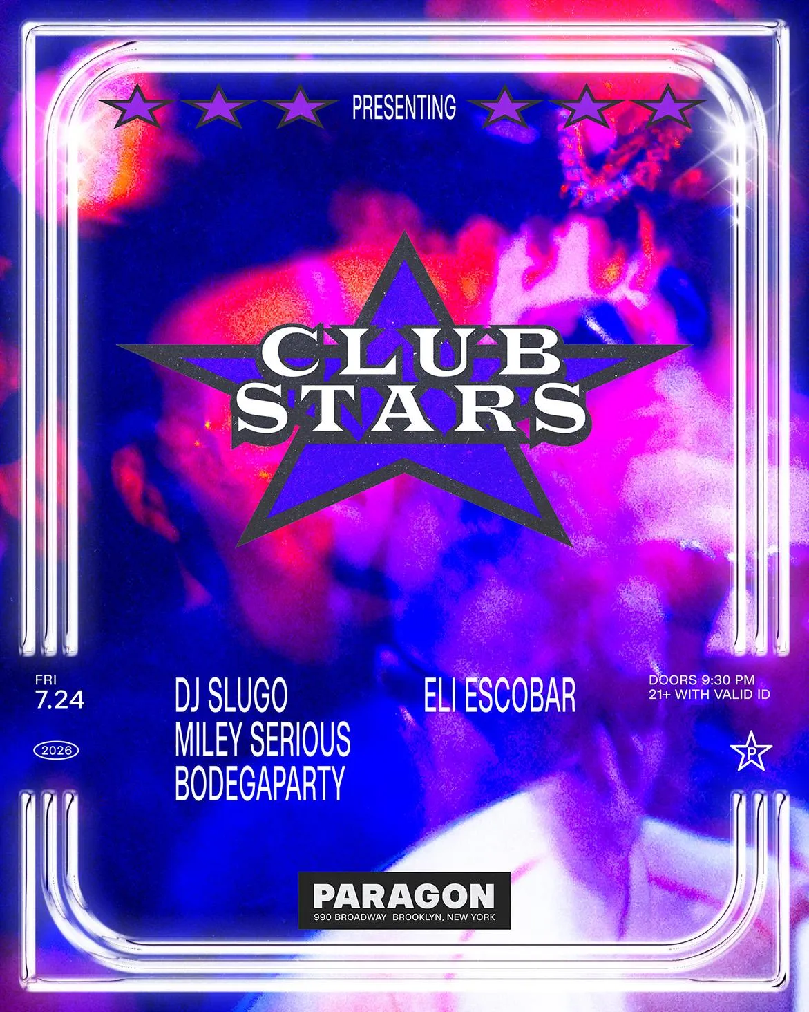 Club Stars: Dj Slugo, Miley Serious, Bodegaparty + Eli Escobar