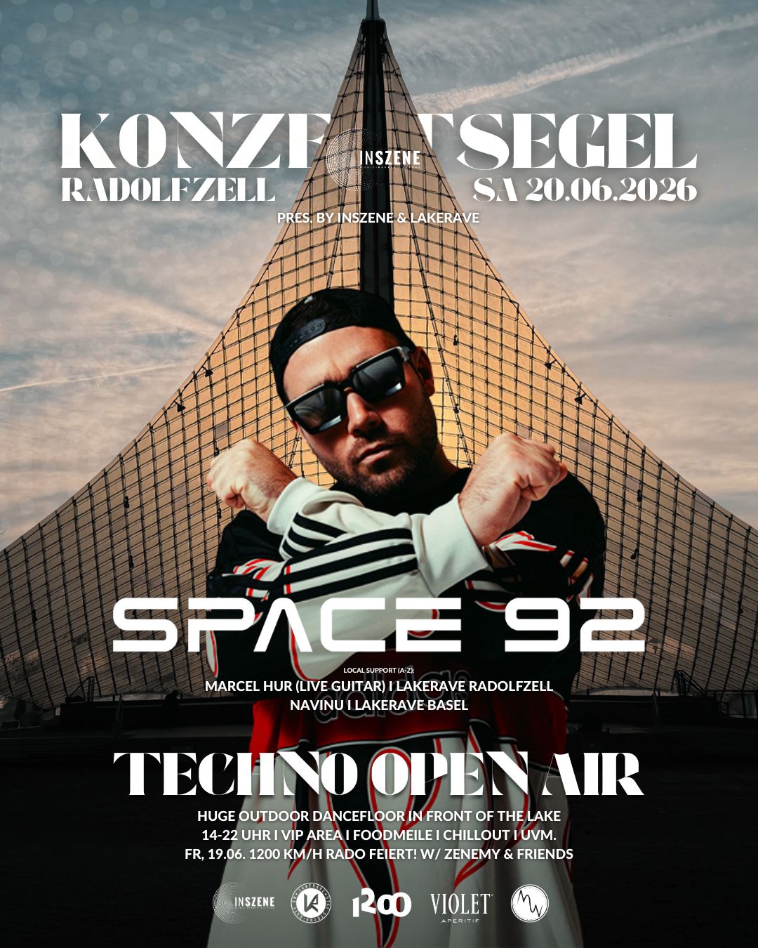 InSzene Part VIII with Space 92 - Exclusive Techno OpenAir Bodensee