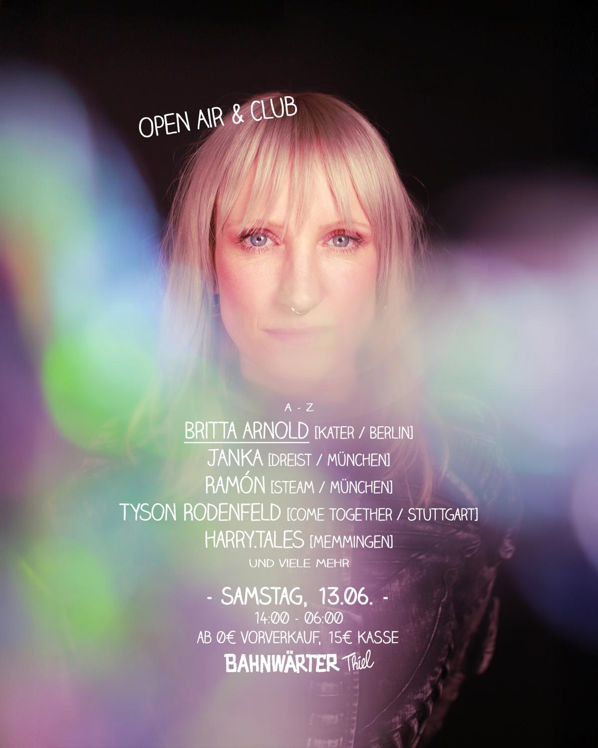 Bahnsteig Open Air & Club Mit Britta Arnold