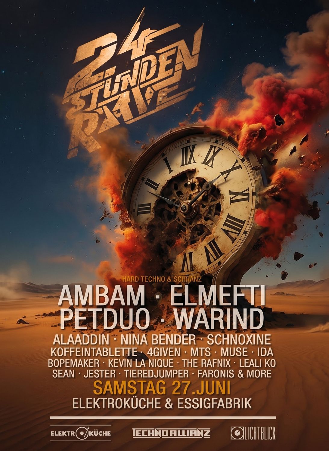 24 STUNDEN RAVE - Indoor + Open Air mit Elmeft, AMBAM, PETDuo, WarinD