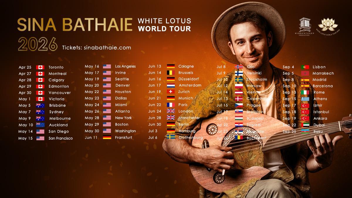 Sina Bathaie White Lotus World Tour - Live In Frankfurt