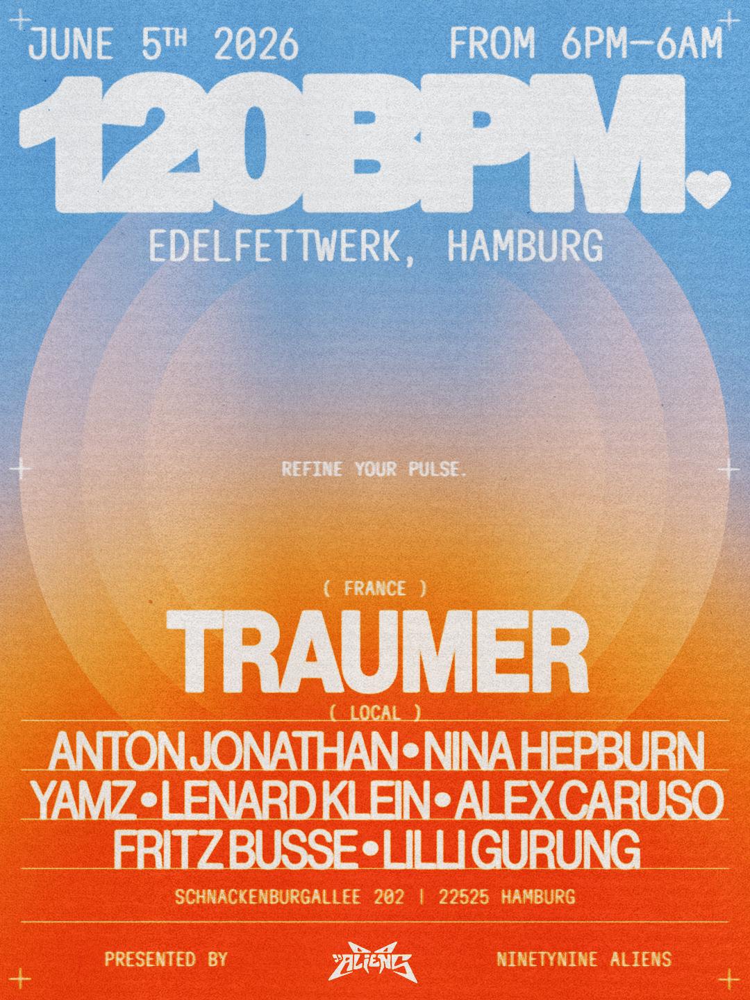 120Bpm Day & Night Pres. Traumer