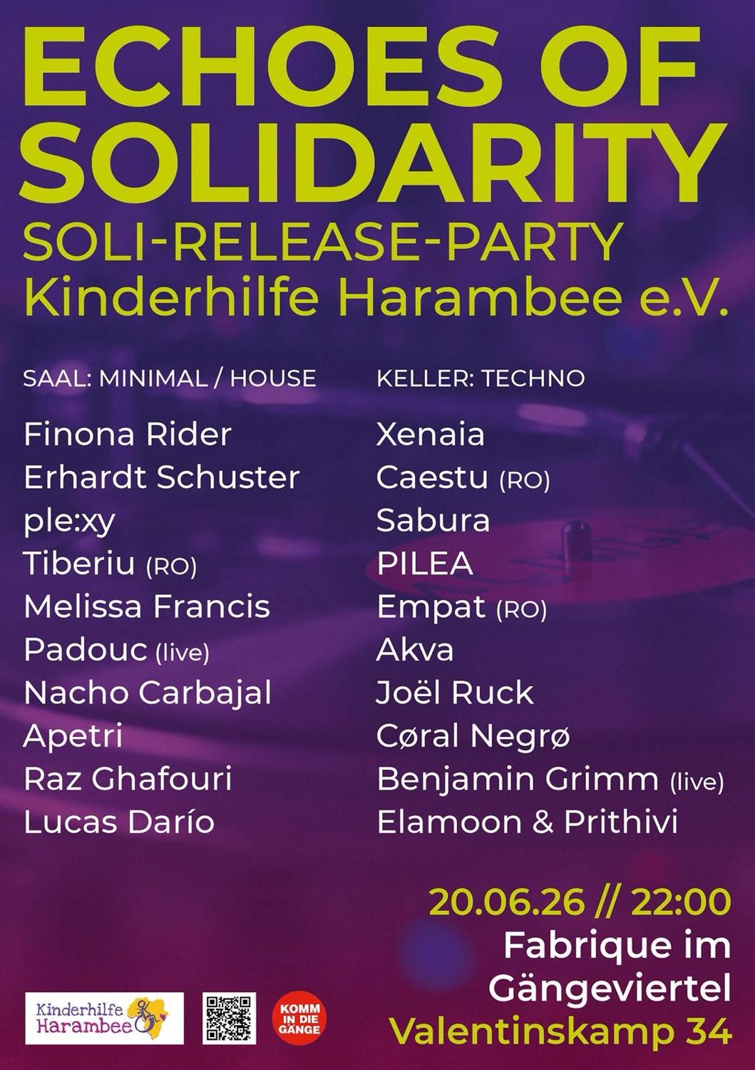 Echoes Of Solidarity - Music For Kinderhilfe Harambee E.V