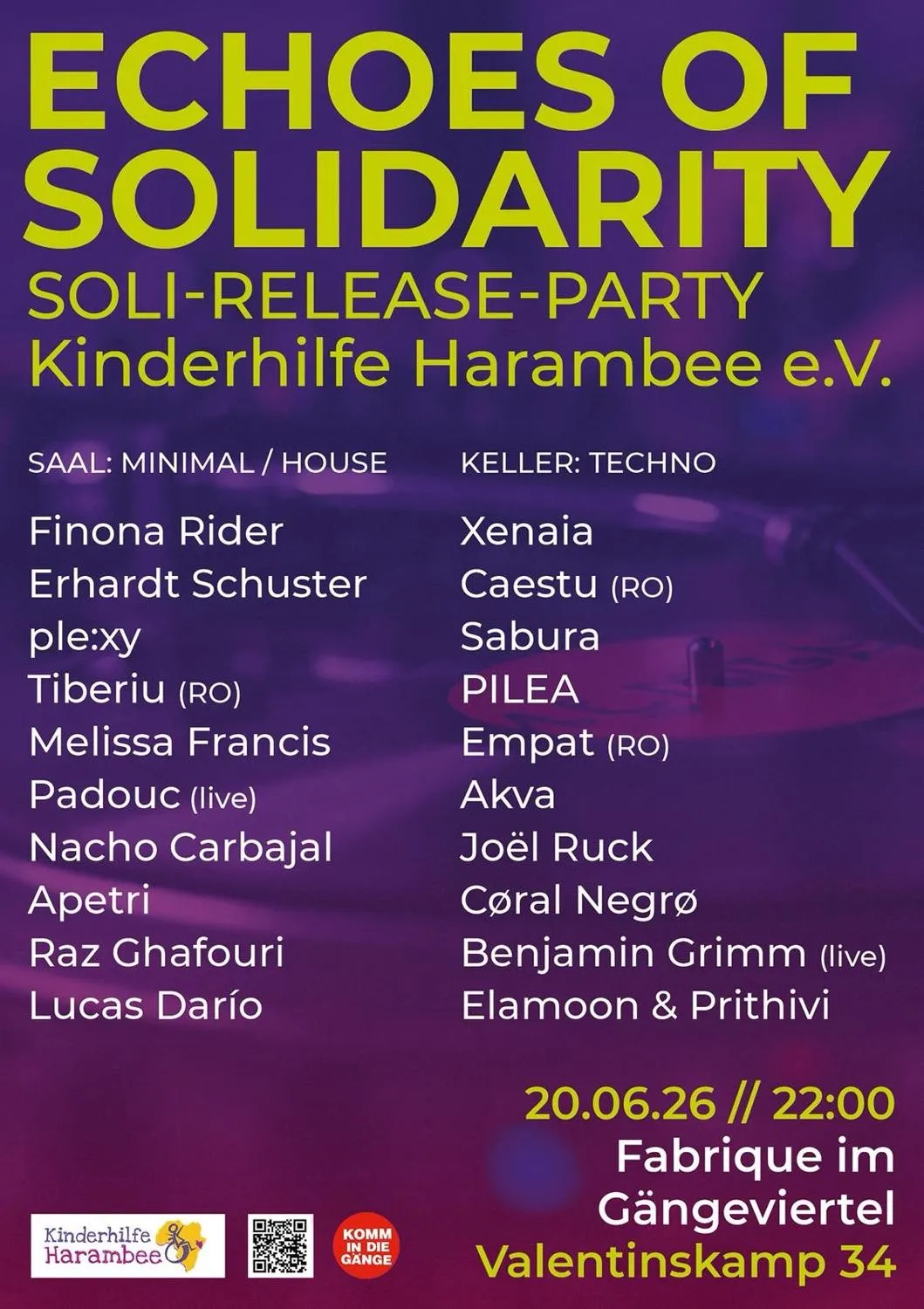 Echoes Of Solidarity - Music For Kinderhilfe Harambee E.V