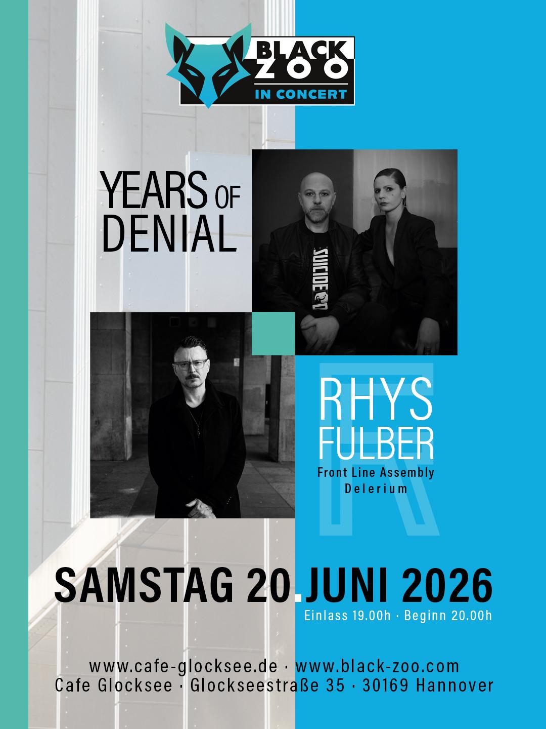 Rhys Fulber & Years Of Denial (Co-Headliner Show)
