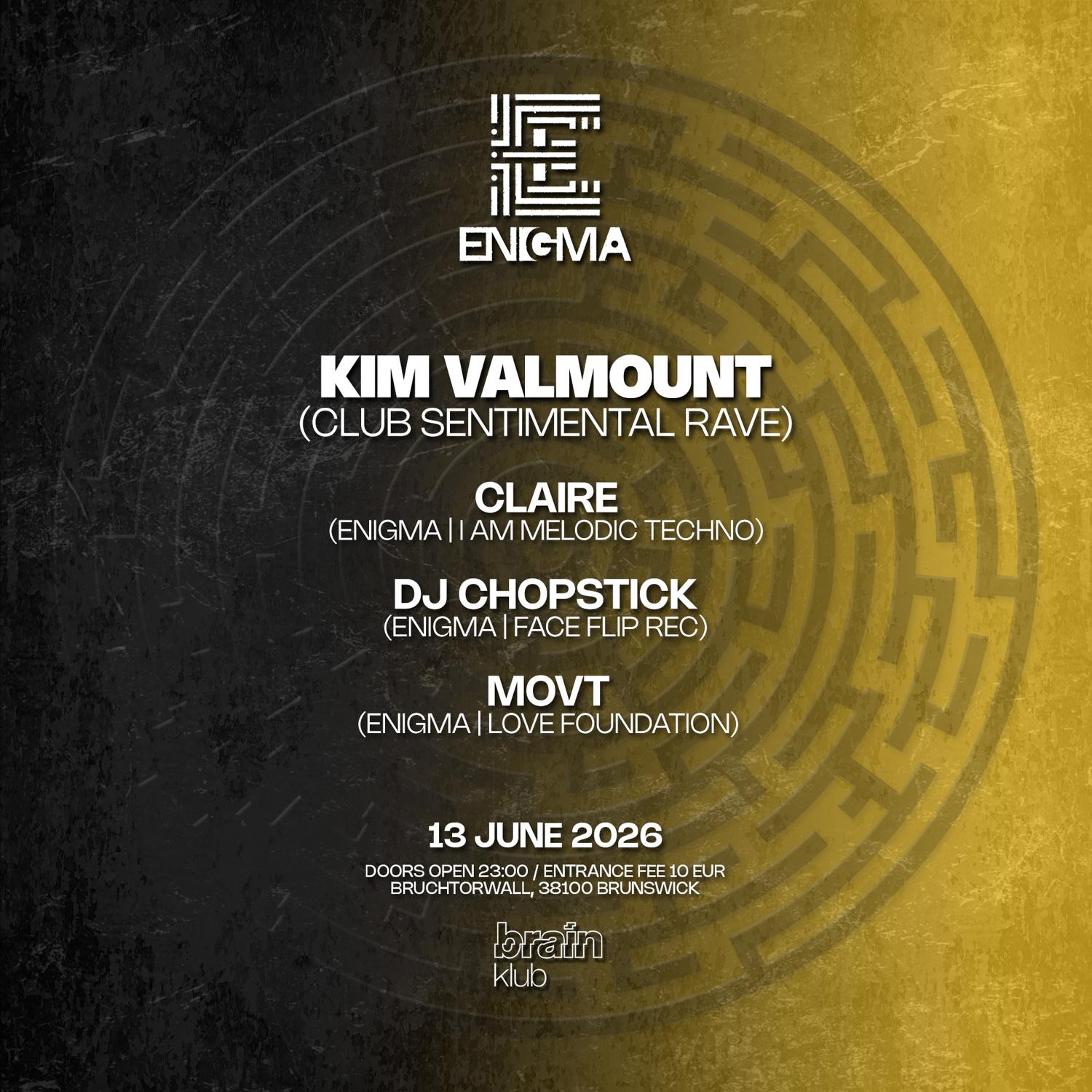Enigma With Kim Valmount & Claire