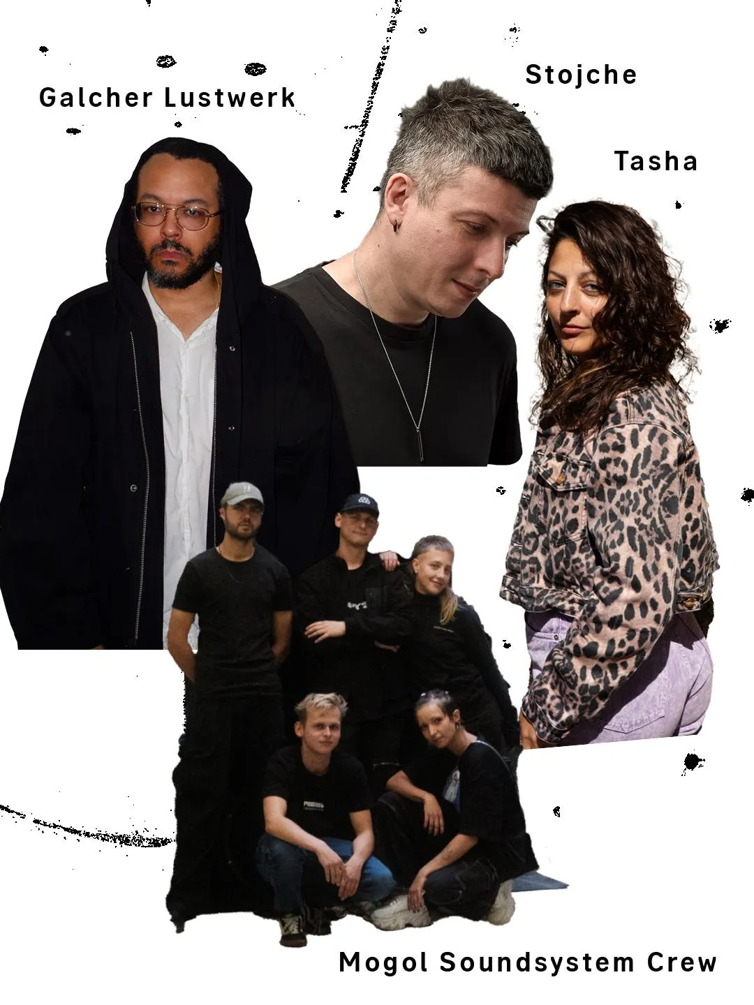 Clubnight - Galcher Lustwerk, Stojche, Tasha, Mogol Soundsystem