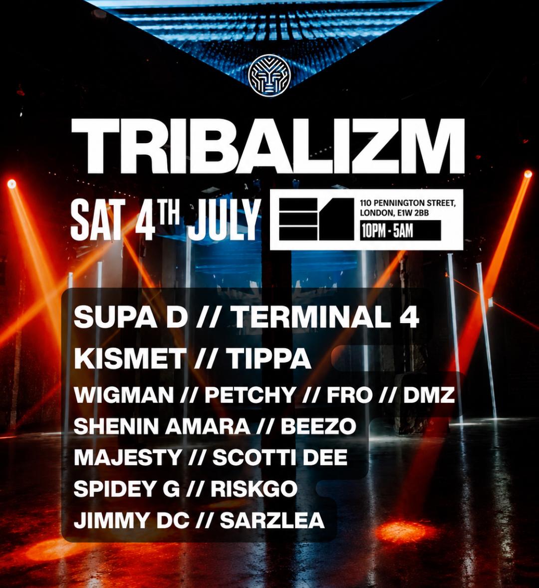 Tribalizm: Supa D, Terminal 4, Shenin Amara, Kismet, Beezo