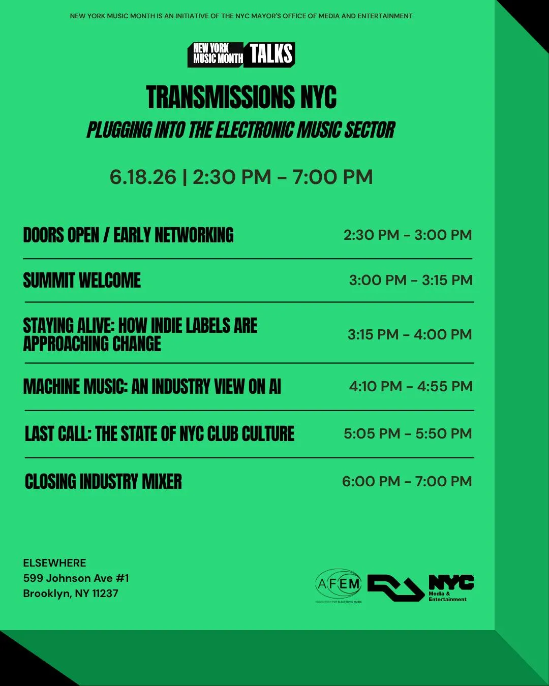 Transmissions Nyc: Plugging In To The Electronic Music Sector (By Afem & Ra) Free W/ Rsvp