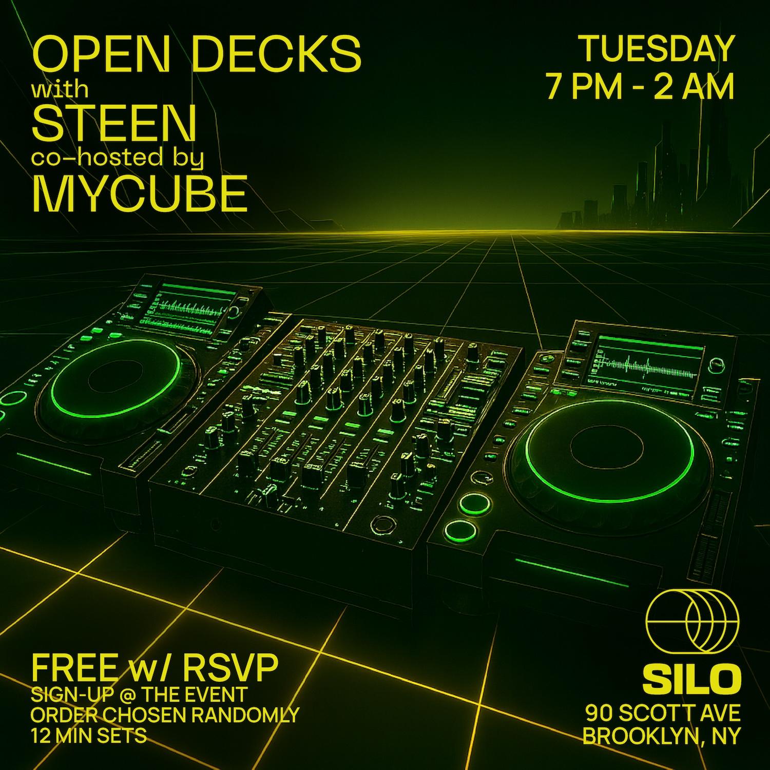 Open Decks With Steen And Mycube