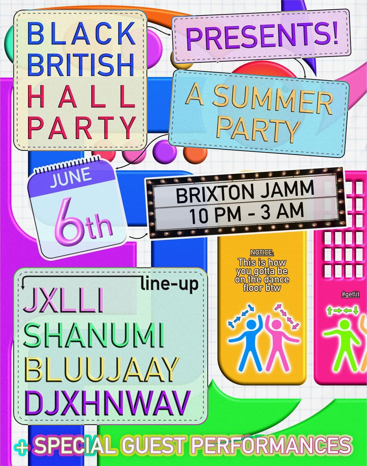 Black British Hall Party