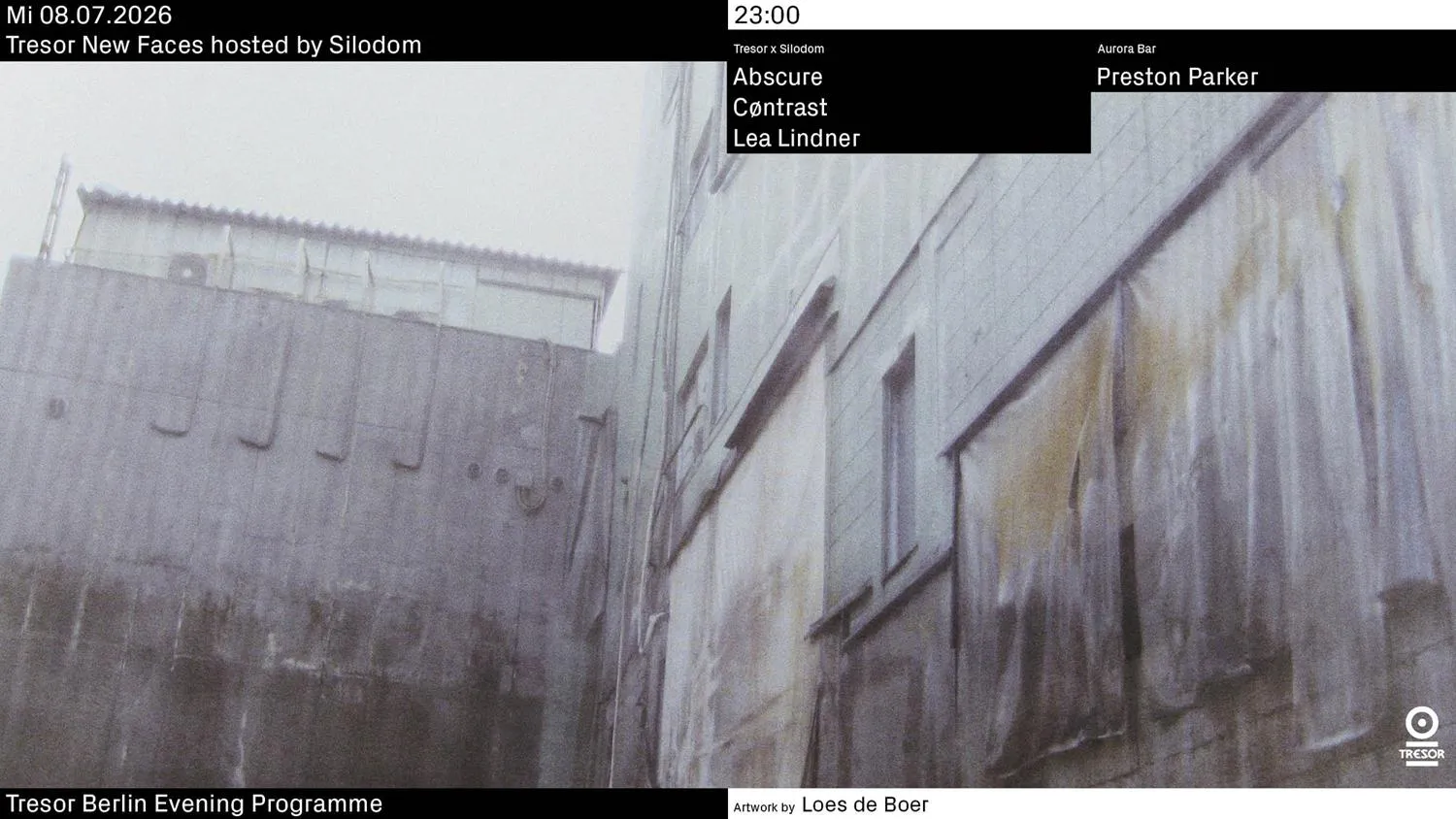 Tresor New Faces Hosted By Silodom