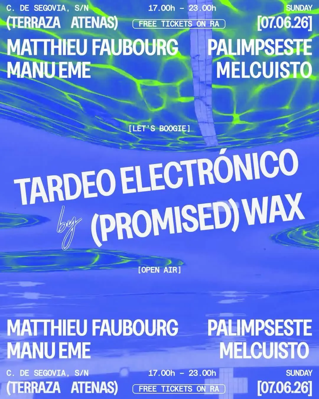 Tardeo Electronica By Promised Wax At Terazza Atenas