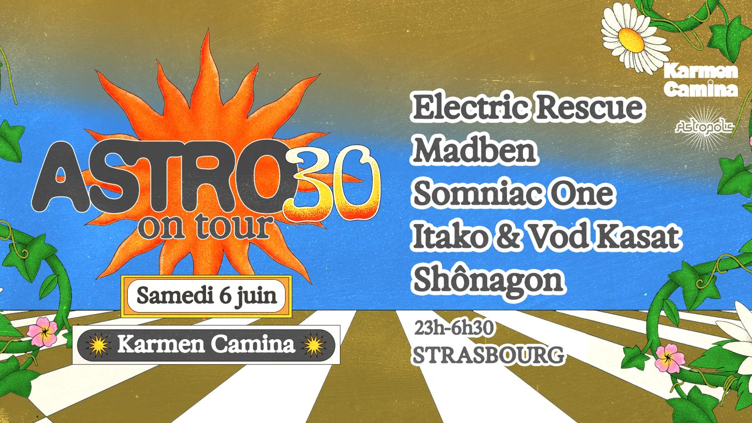Klub Camina X Astropolis 30 [Electric Rescue, Itako, Vod Kasat, Madben, Shônagon, Somniac One]