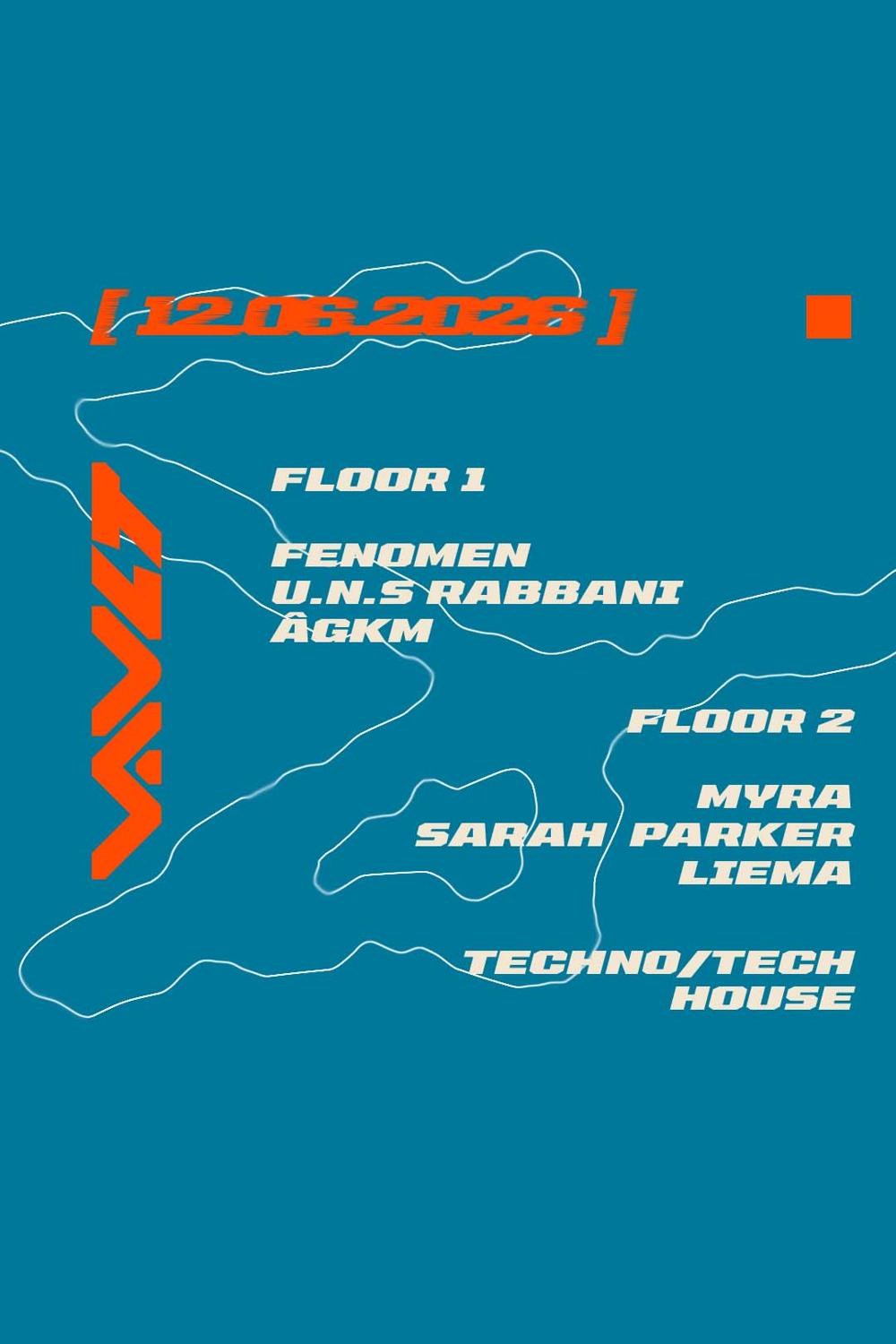 Vault - Floor 1: Techno / Floor 2 By Sarah Parker