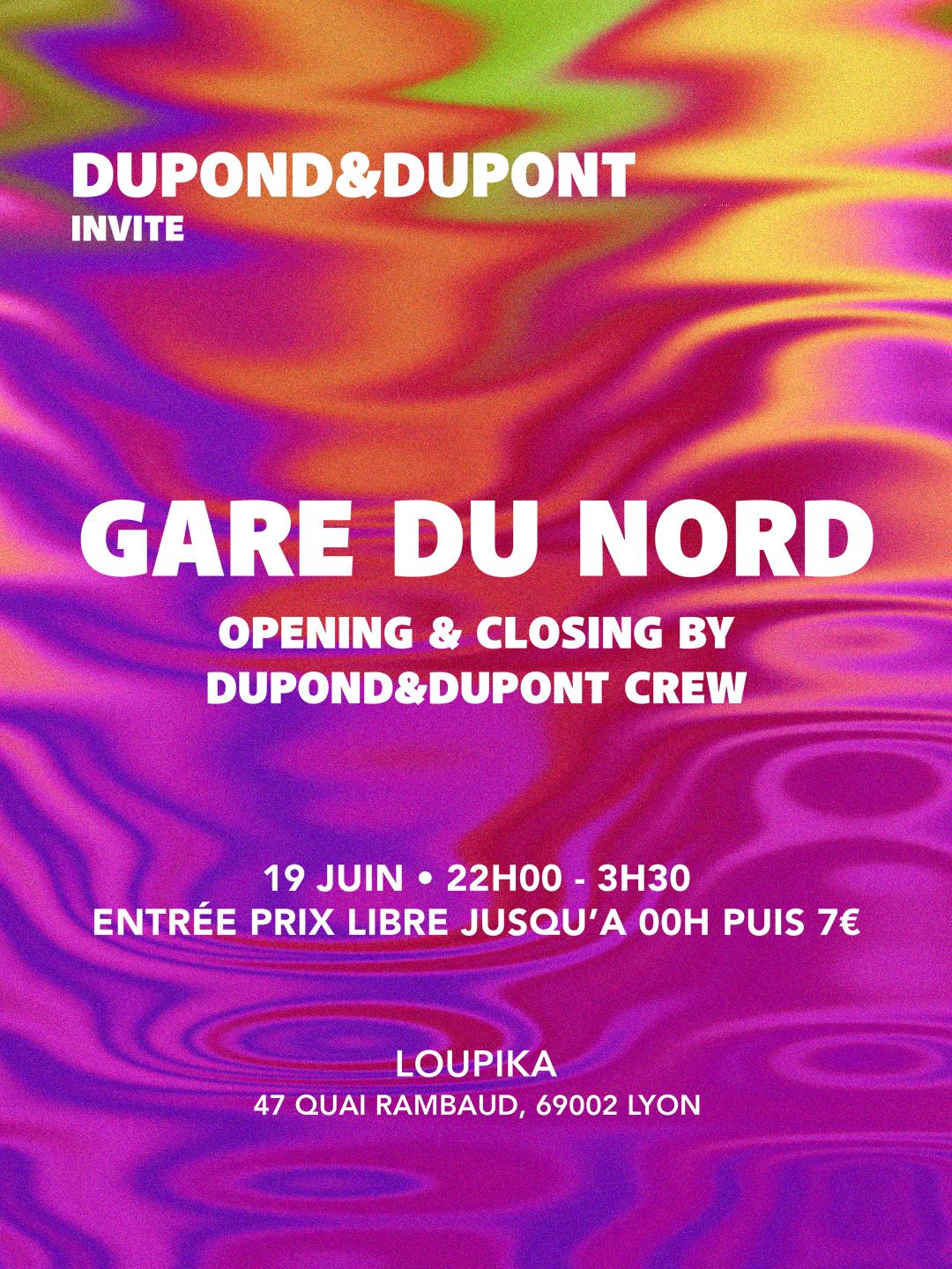 Dupond&Dupont Invite Gare Du Nord