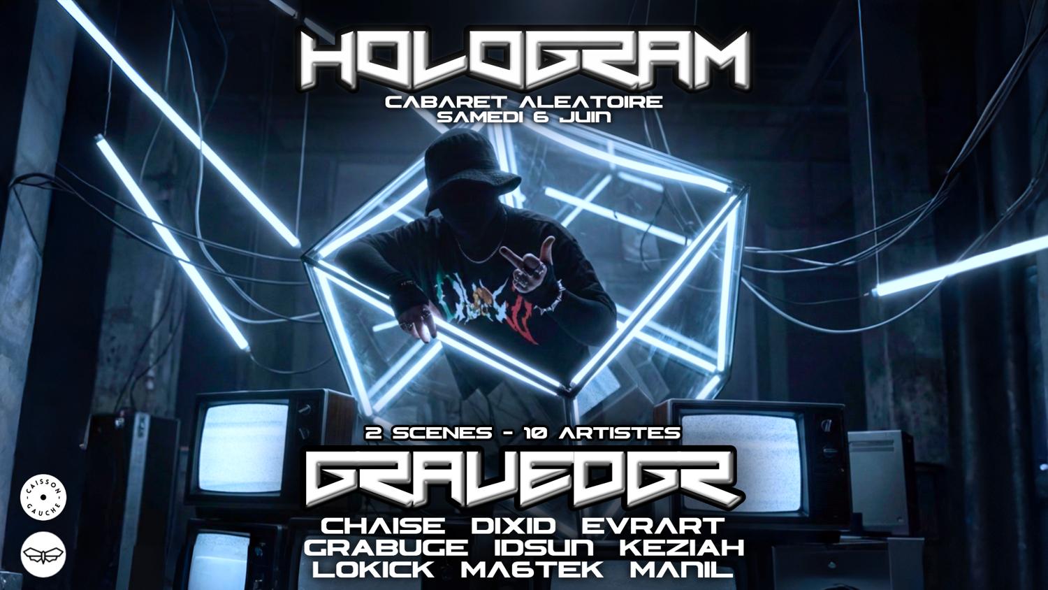 Hologram - Caisson Gauche X Cabaret Aléatoire