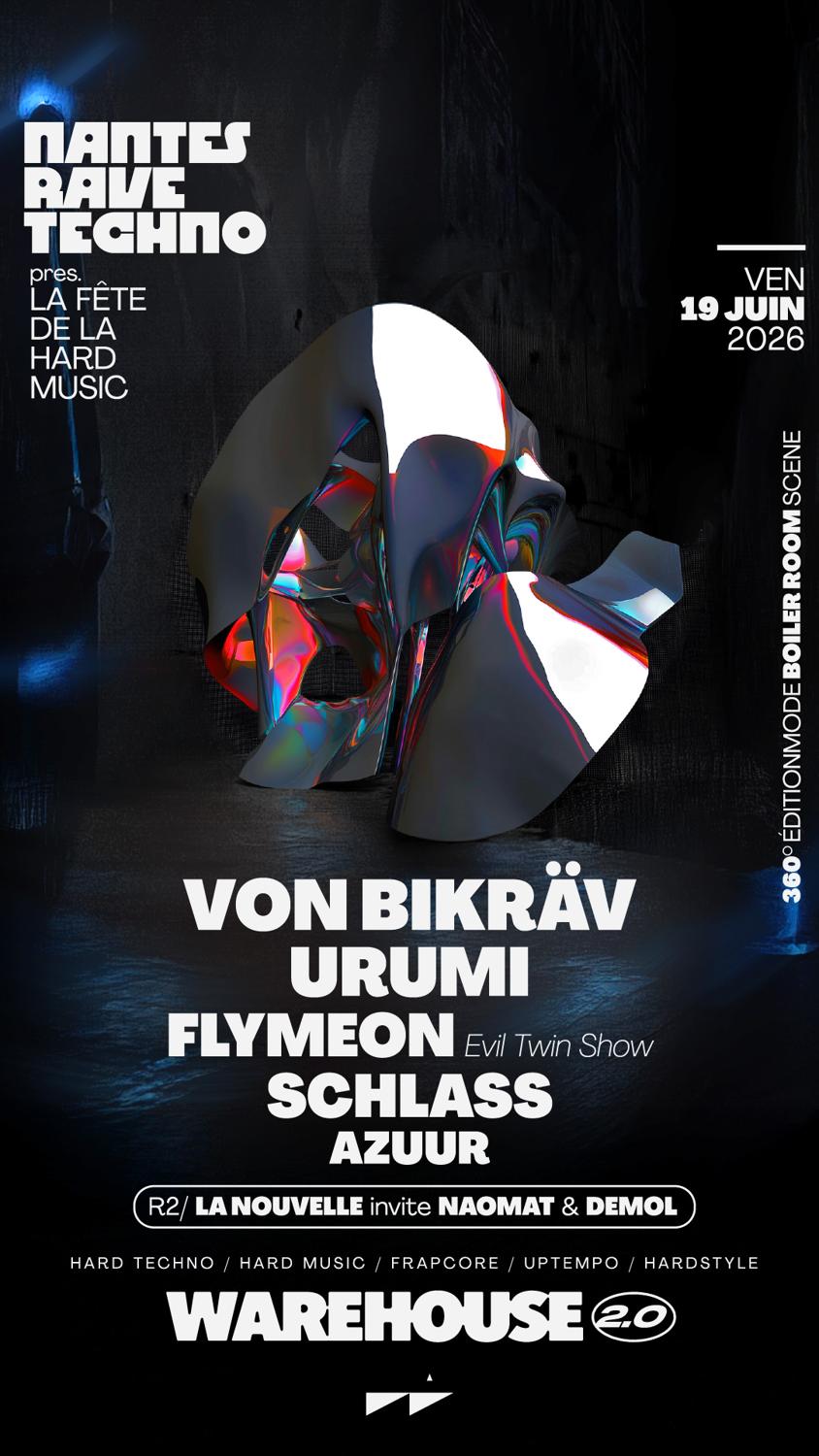 Fête De La Hard Music With Von Bikräv, Urumi, Schlass, Flymeon