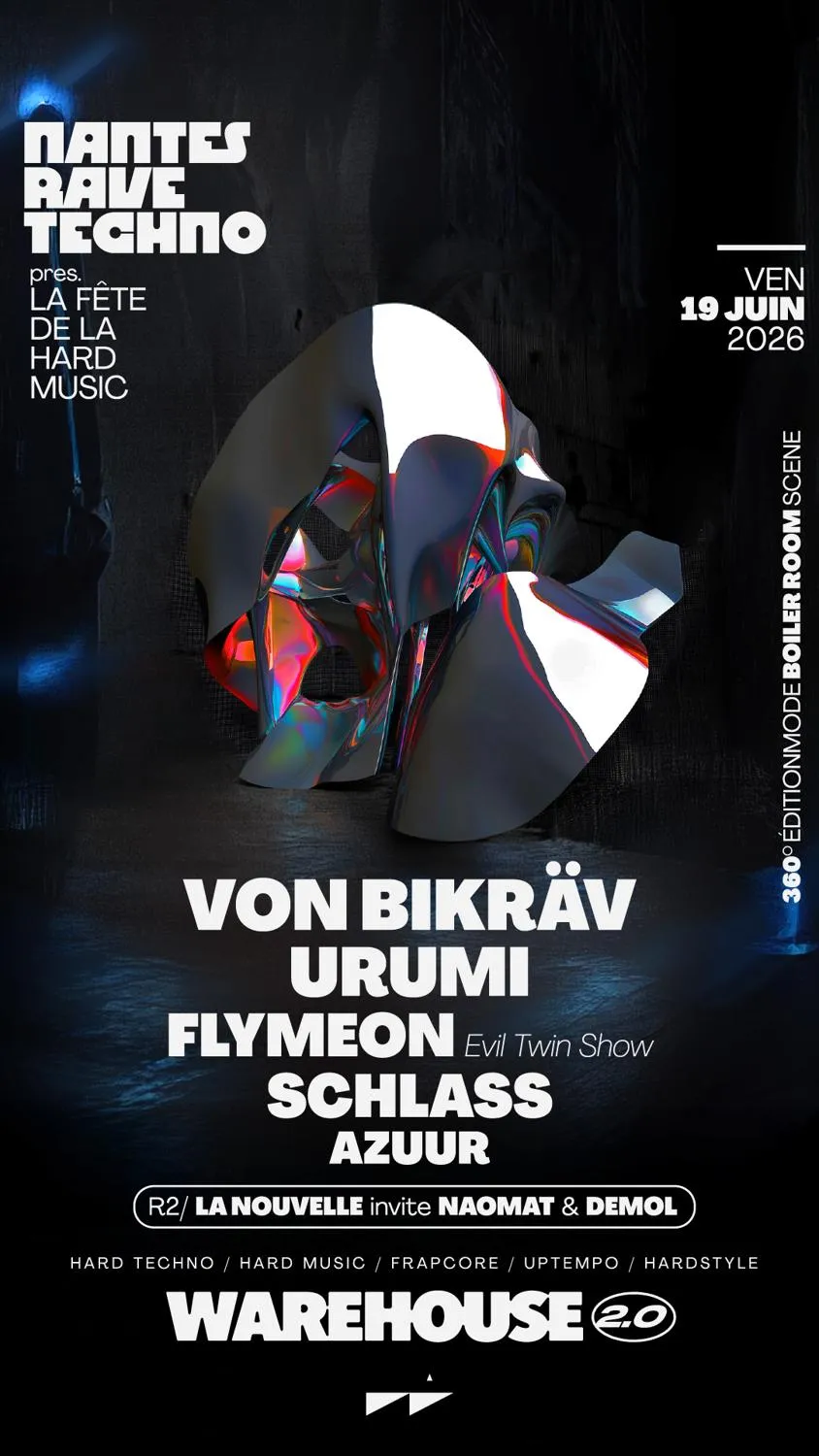 Fête De La Hard Music With Von Bikräv, Urumi, Schlass, Flymeon