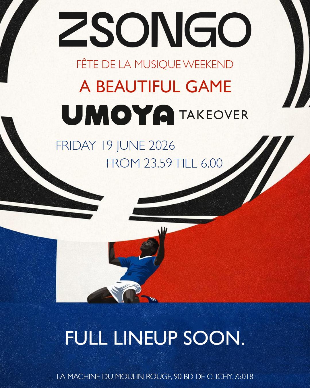 Zsongo Presents, A Beautiful Game. Umoya Takeover