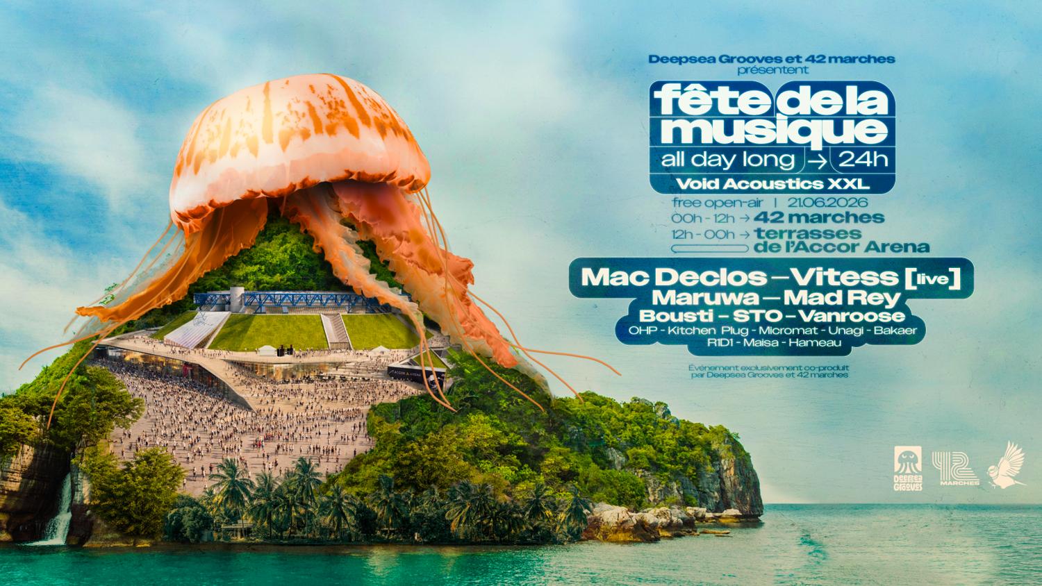 All Day Long + Free Open Air: Mac Declos, Vitess (Live)