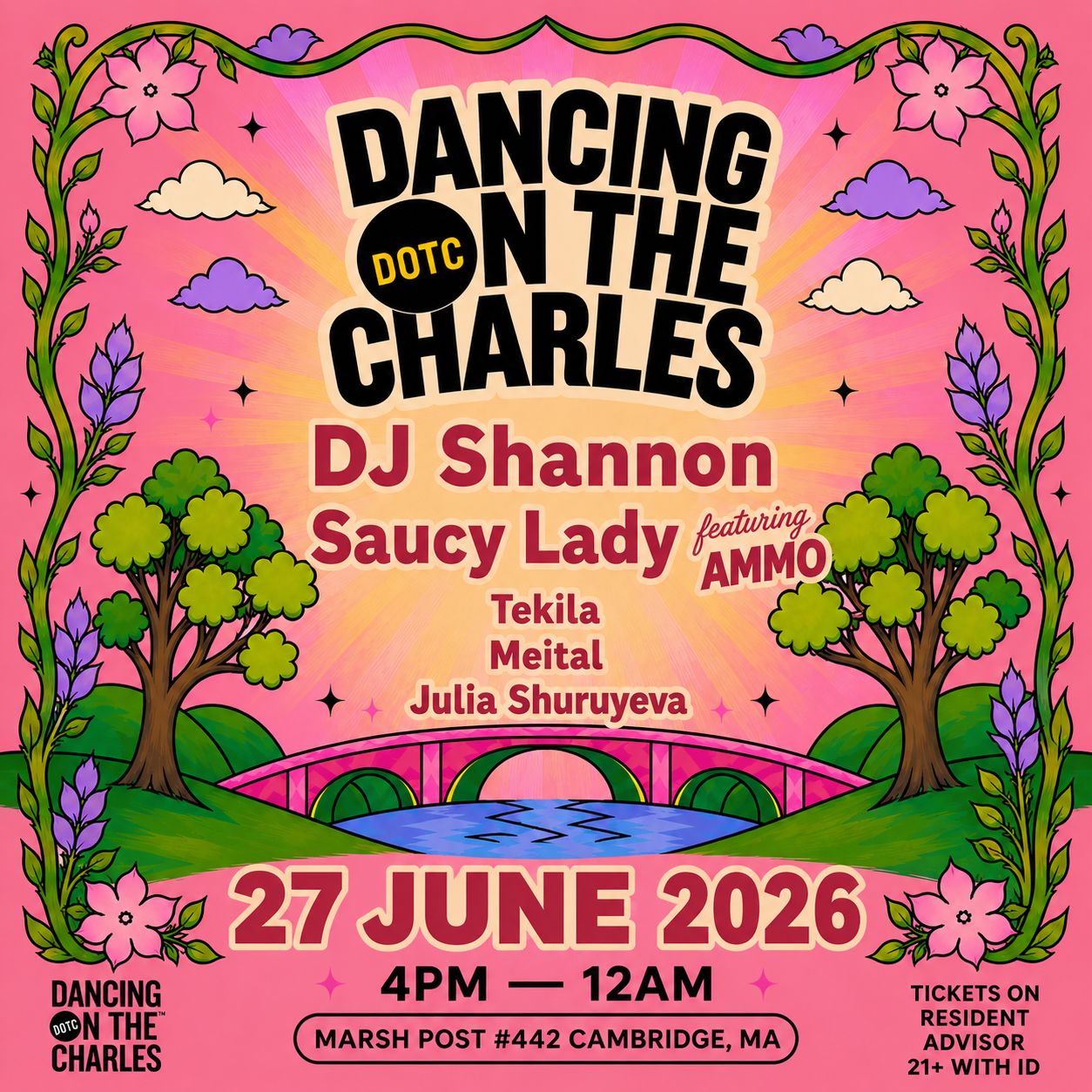 Dancing on the Charles - All-femme Line-up - Outdoor Event