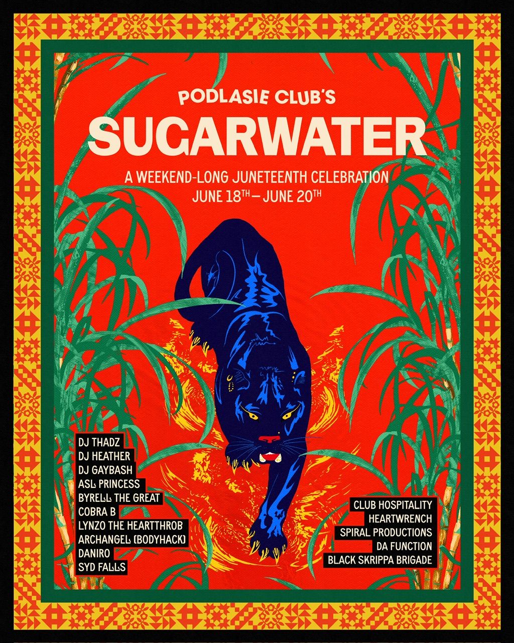 SUGARWATER: A THREE DAY JUNETEENTH CELEBRATION