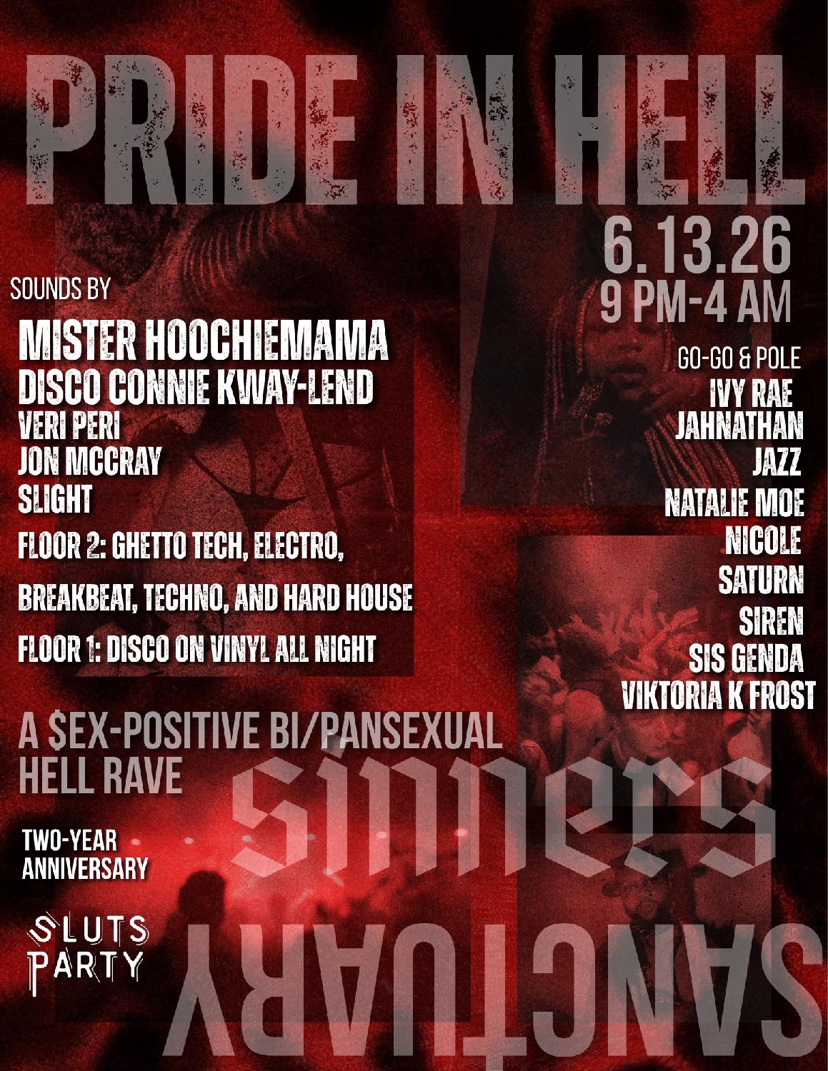 Sinners Sanctuary - Pride In Hell ($Lut'S 2-Year Anniversary)