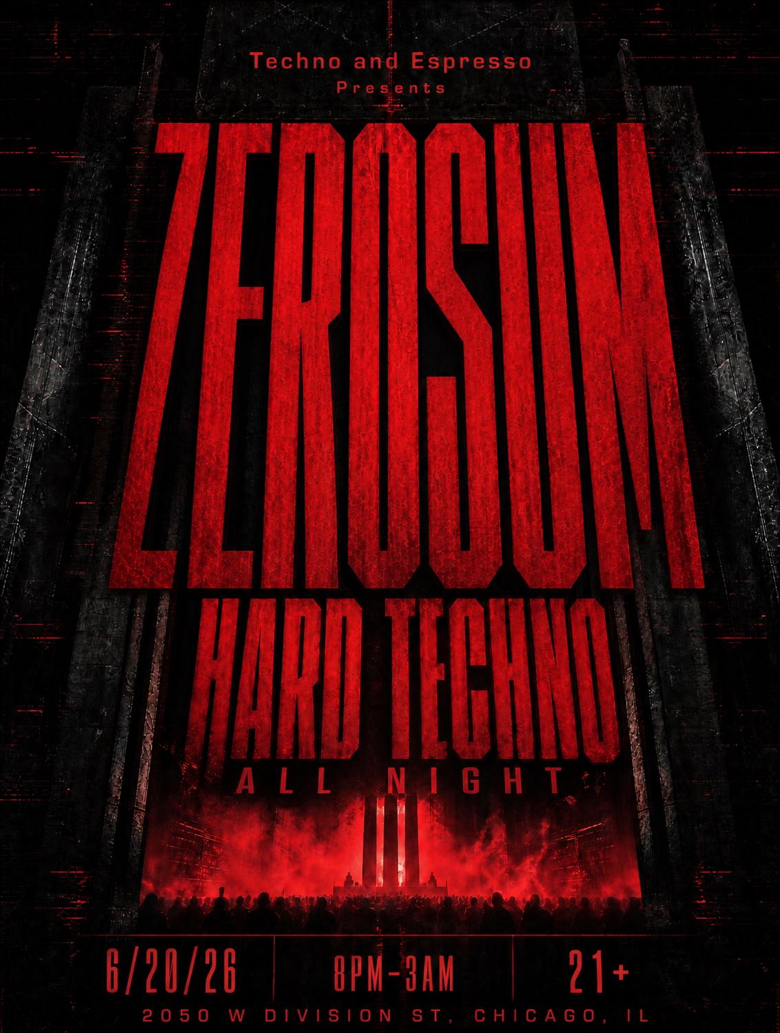 Ravenøir Ep. Zerosum - Hard Techno All Night