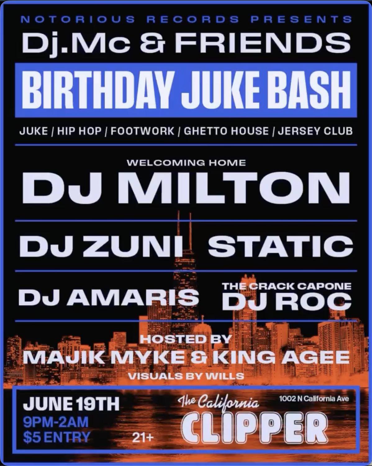 Dj Mc & Friends Birthday Juke Jam