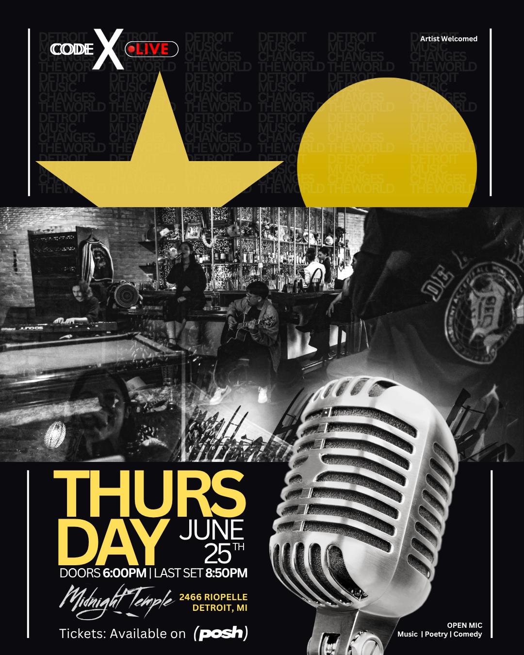 Code X Live: Open Mic