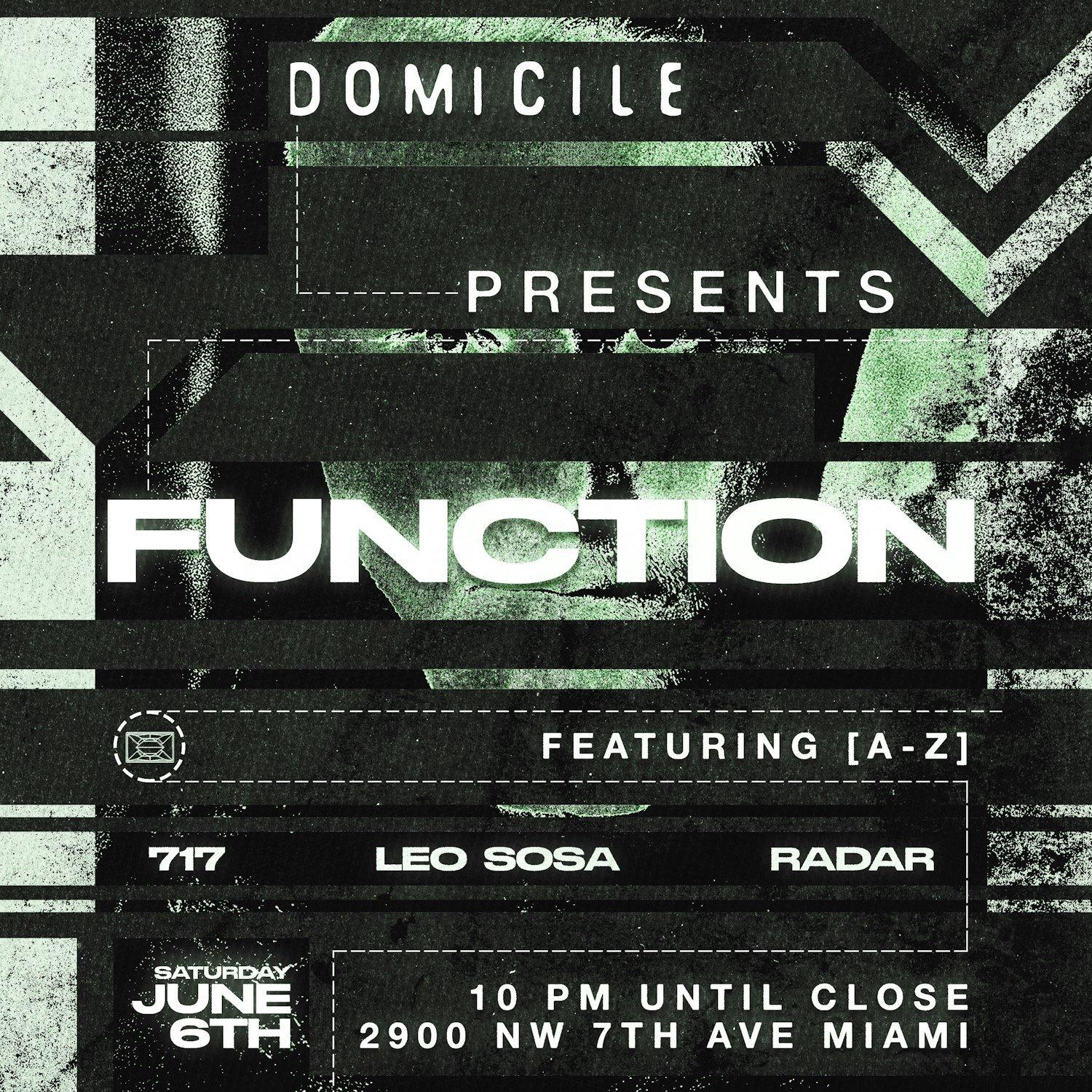 Function Domicile Debut