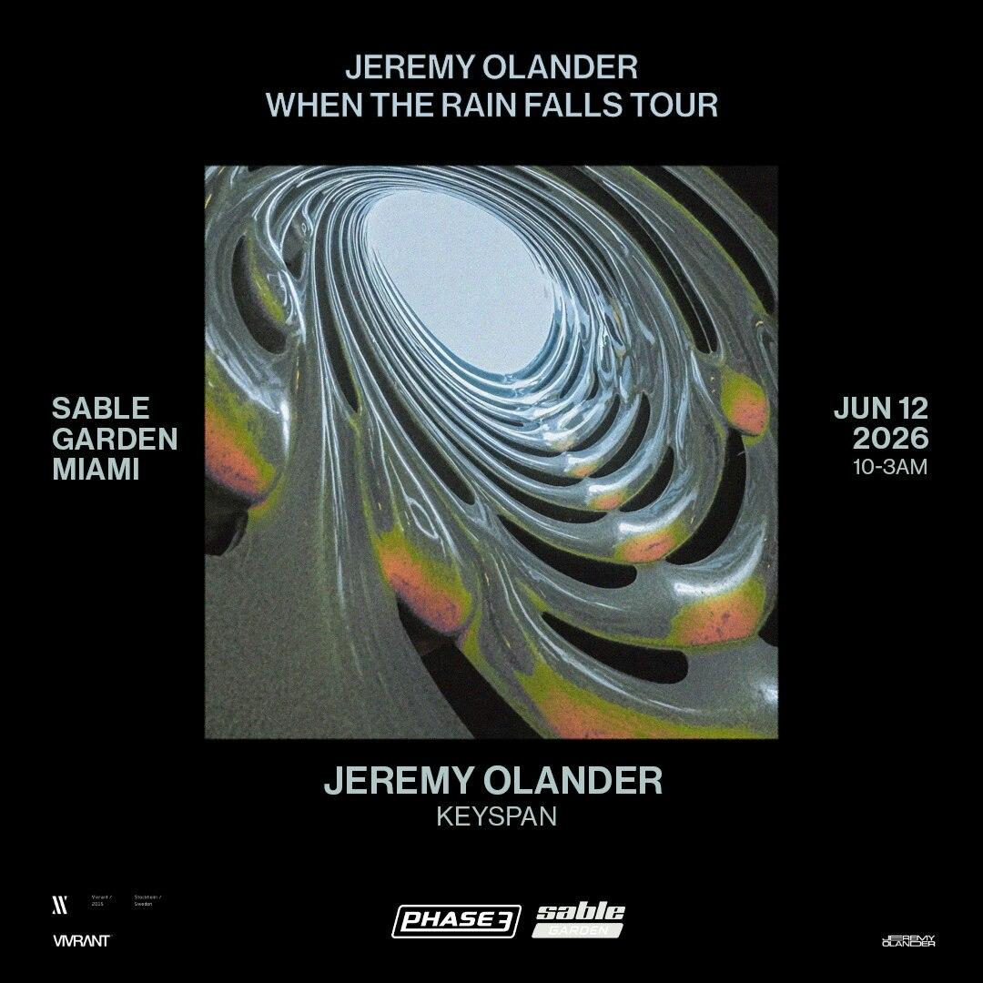 Jeremy Olander: When The Rain Falls Tour