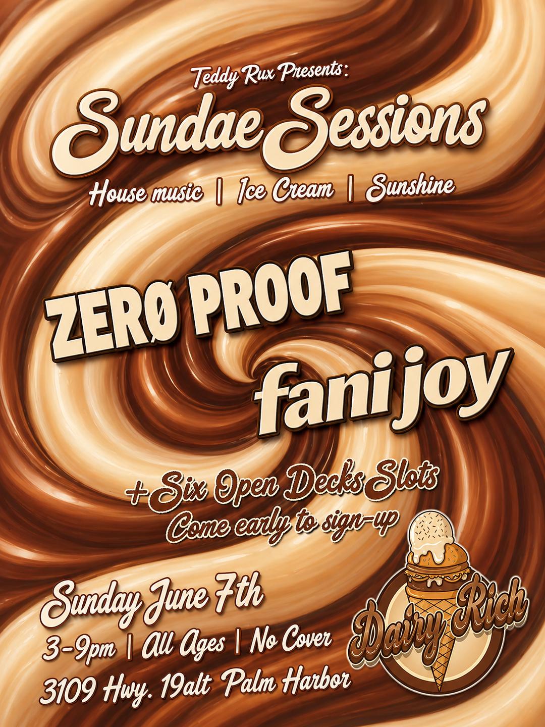 Sundae Sessions - Sun. 6/7 - Dairy Rich Palm Harbor
