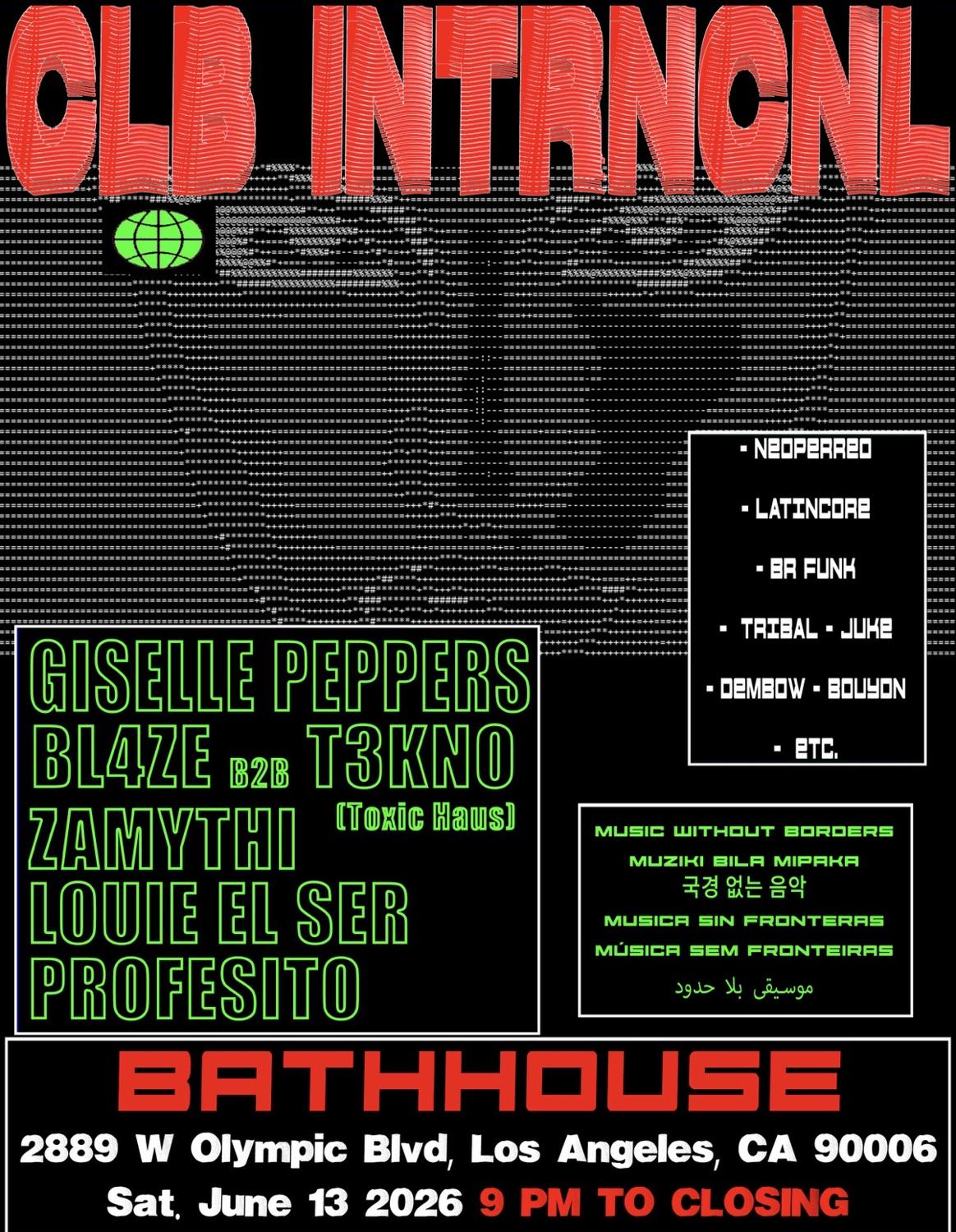 Clb_Intrncnl: La - Club Music Without Borders