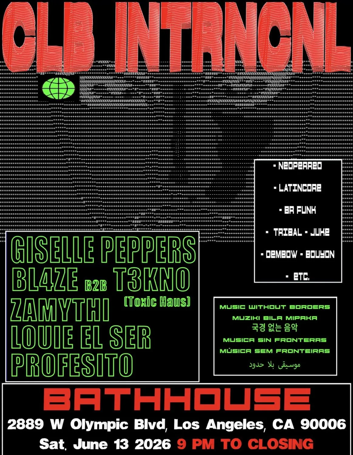 Clb_Intrncnl: La - Club Music Without Borders
