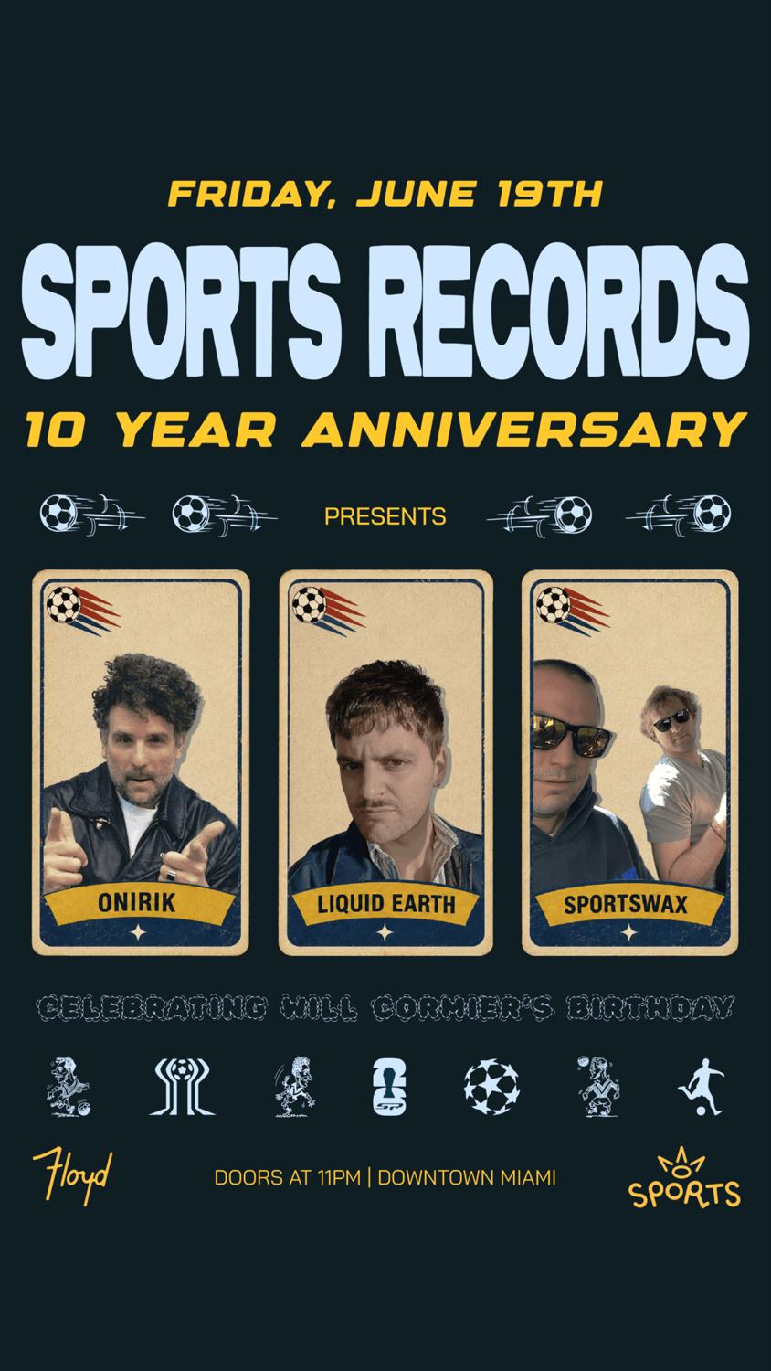 Sports Records 10 Year Anniversary