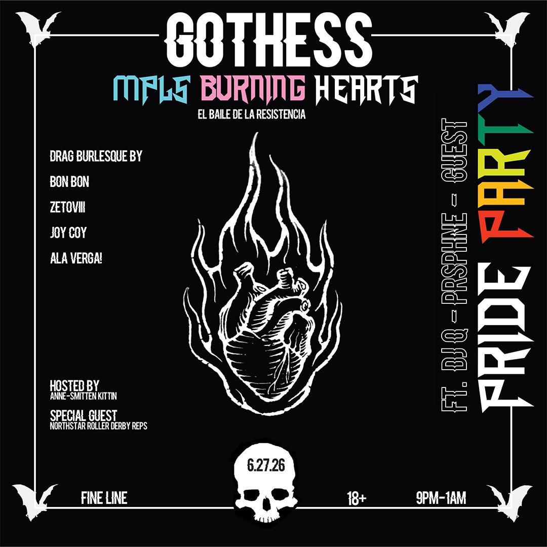 Gothess — Mpls Burning Hearts Pride Party