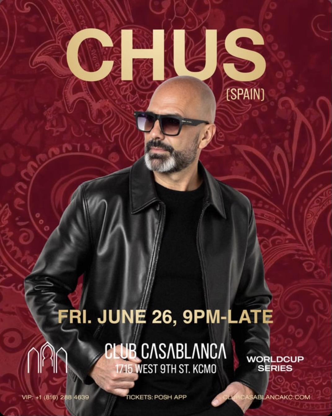 Chus (Spain) - Live At Club Casablanca: Fifa World Cup In Kansas City