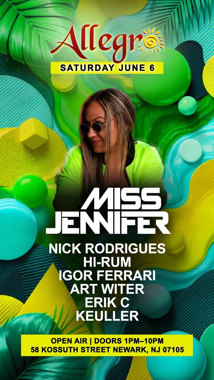 Miss Jennifer & Friends Saturday - Open Air At Allegro – Newark, Nj
