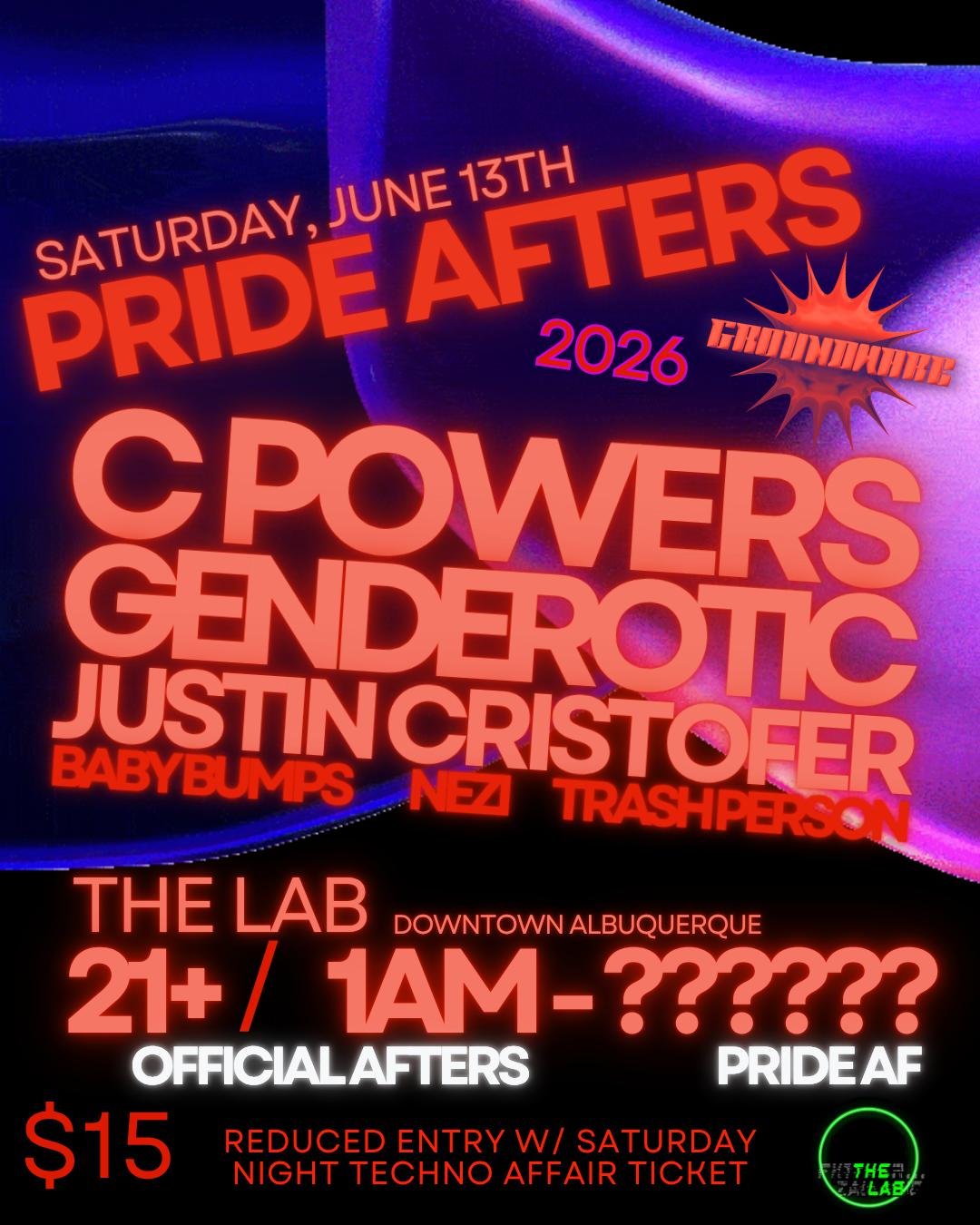 Groundware Pride Afterparty