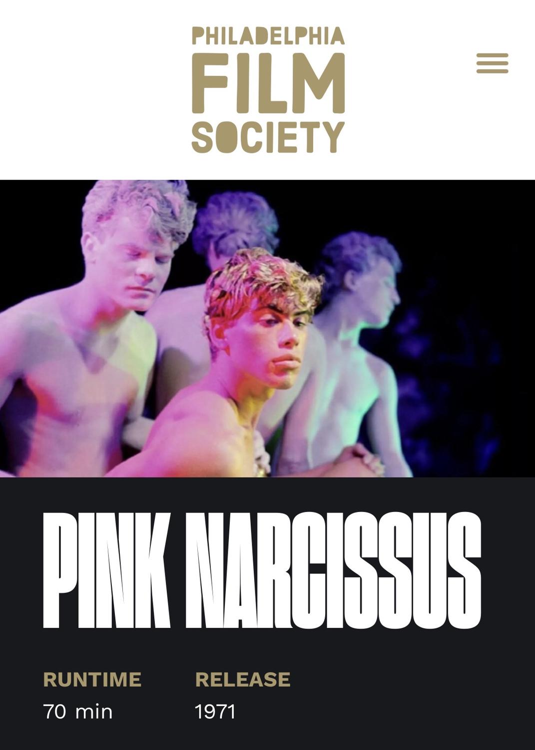 Philadelphia Film Presents Pink Narcissus 1971: Live Score From Kraftwitch