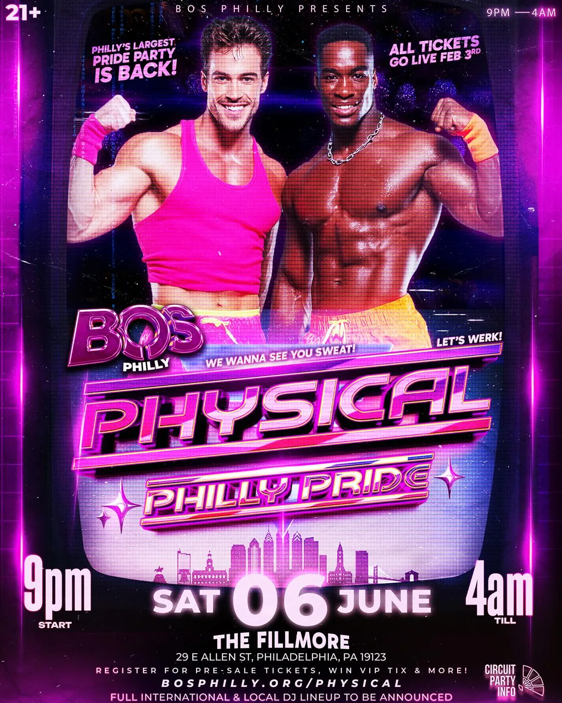 Bos Philly Pride: Physical
