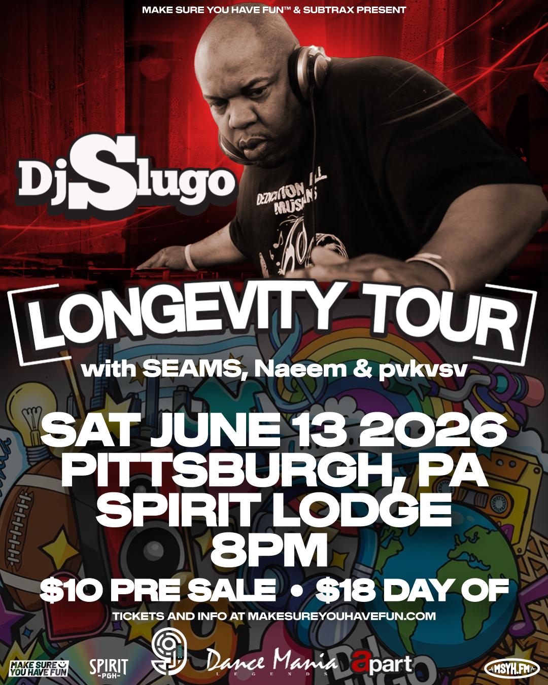 Longevity Tour Feat. Dj Slugo, Seams, Pvkvsv, Naaem
