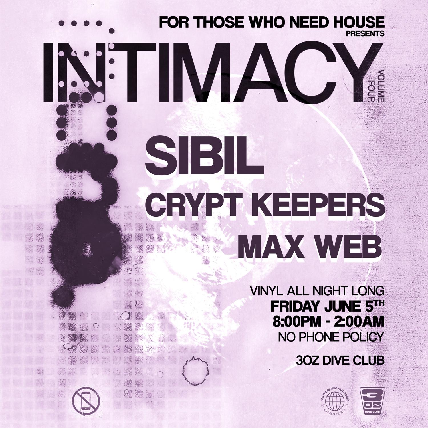 Ftwnh Presents: Intimacy Vol Iv Feat. Sibil, Crypt Keepers, Max Web (Vinyl Only)